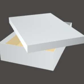 Коробка крышка/дно размер 150х150х60мм